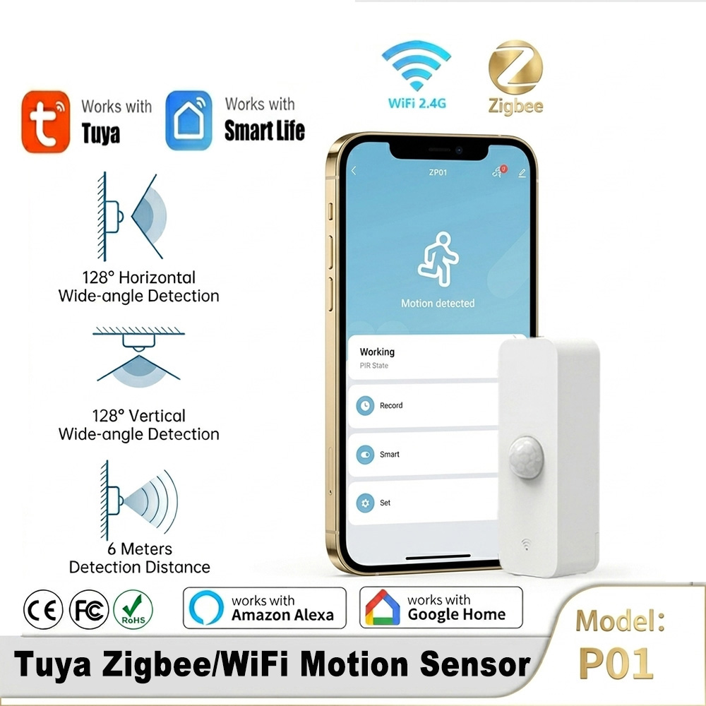 Home Improvement And Hardware - Détecteur de mouvement intelligent PIR WiFi