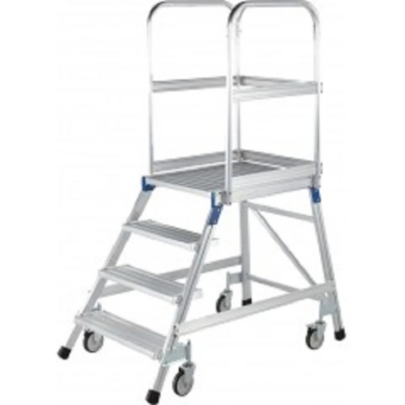 Home Improvement Jobs - Plateforme mobile escabeau 4-en-1 en aluminium