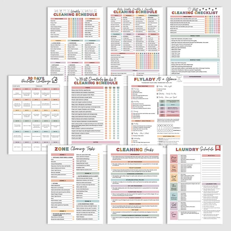 Calendrier de nettoyage ménage - Home Improvement Books avis et prix